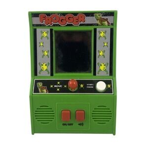 Frogger‎ Mini Arcade Game Handheld Retro Electronic Console Basic 2017 - Tested